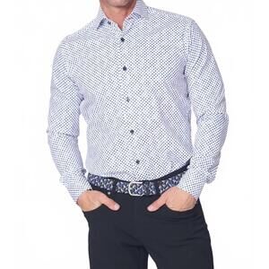 NEW 7 DOWNIE ST. 3 long sleeve shirt in white
